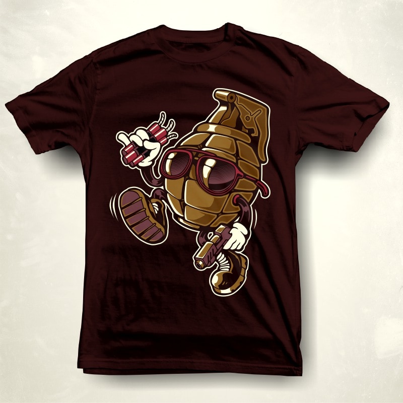 Cartoon t-shirt design bundle #2