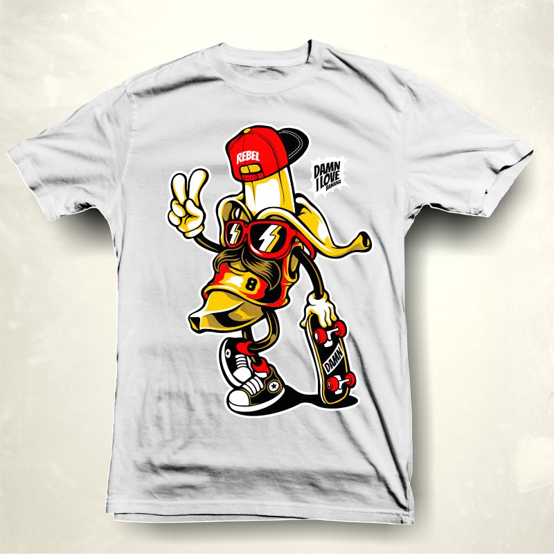 CARTOON T-SHIRT DESIGN BUNDLE #1