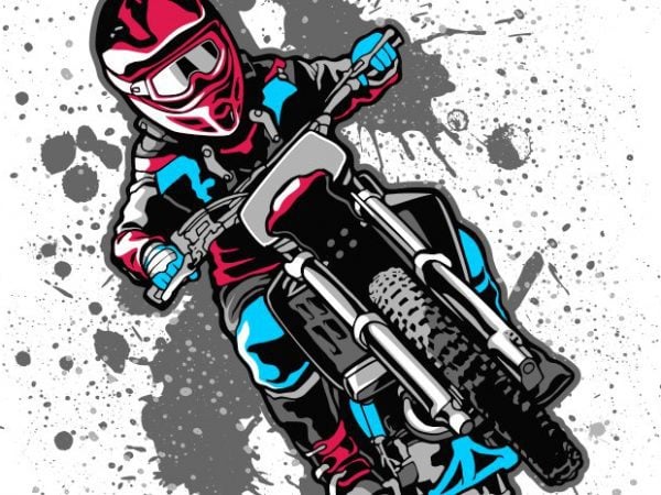 Dirty bike t shirt design for purchase