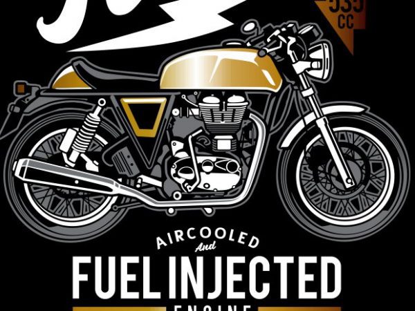 Cafe racer tshirt design vector