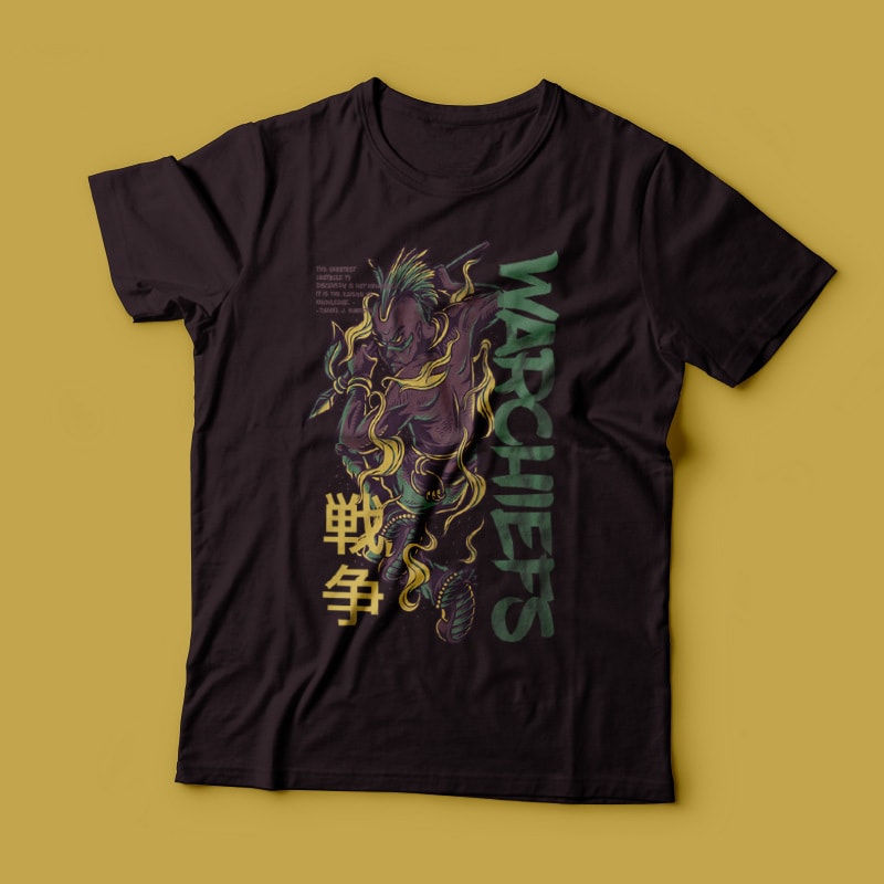 Warchiefs T-Shirt Design tshirt-factory.com