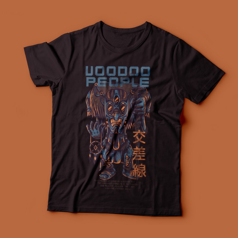 Voodoo People T-Shirt Design t shirt designs for printful