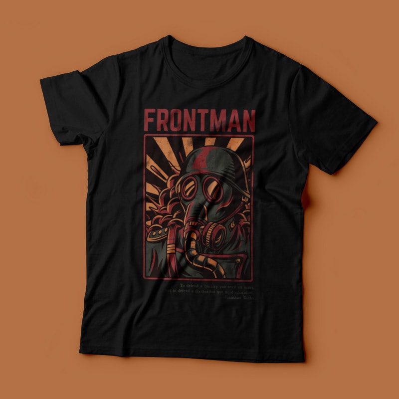 Frontman T-Shirt Design vector t shirt design