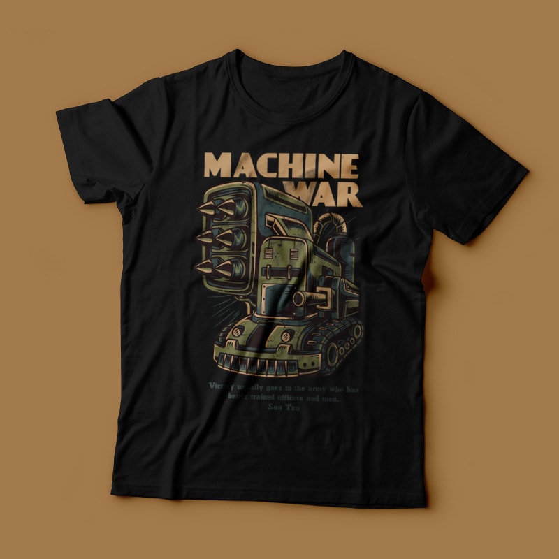 Machine War T-Shirt Design vector t shirt design