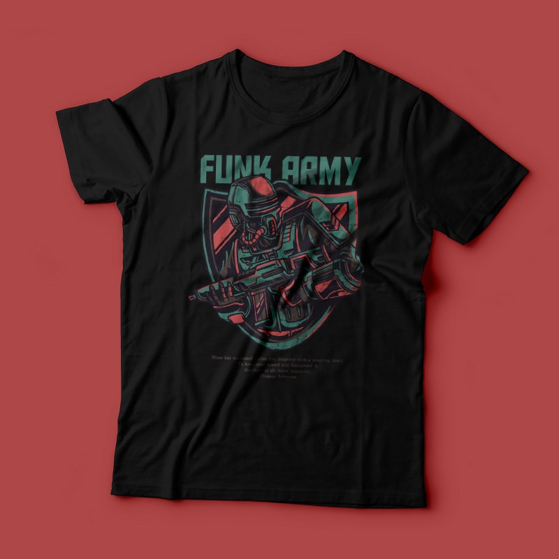 Funk Army T-Shirt Design t shirt designs for teespring