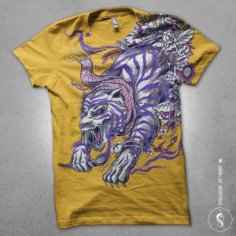 ajian macan putih tshirt design vector shirt designs