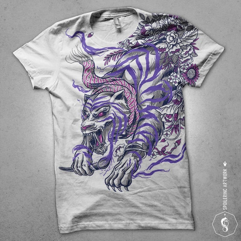 ajian macan putih tshirt design vector shirt designs