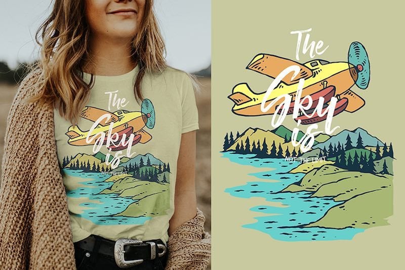 Alaska Graphic t-shirt design t shirt designs for teespring