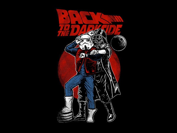Back To The Darkside Graphic t-shirt design Back To The Darkside Graphic t-shirt design