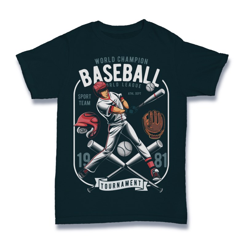 Baseball Vector t-shirt design t-shirt designs for merch by amazon