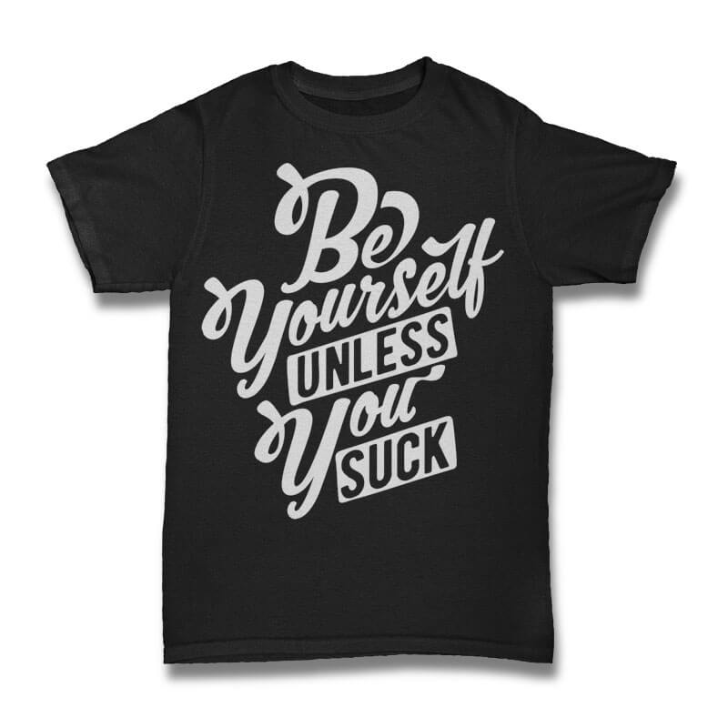 Be Yourself Vector t-shirt design vector shirt designs