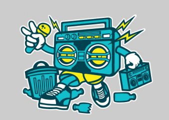 Boombox Vector t-shirt design