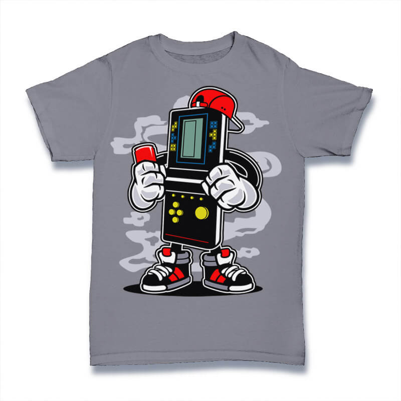 Brick Gamers Graphic t-shirt design commercial use t shirt designs