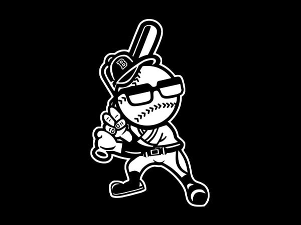 Brooklyn baseball graphic t-shirt design