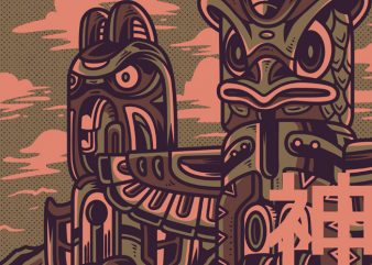 Totem Part 2 T-Shirt Design