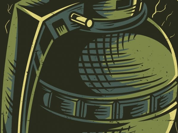 The crusher t-shirt design