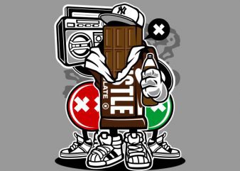 Chocolate Squad Graphic t-shirt design