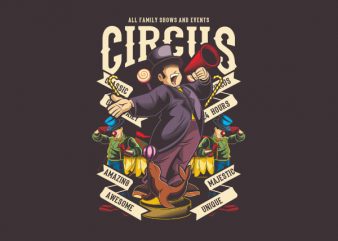 Circus Vector t-shirt design