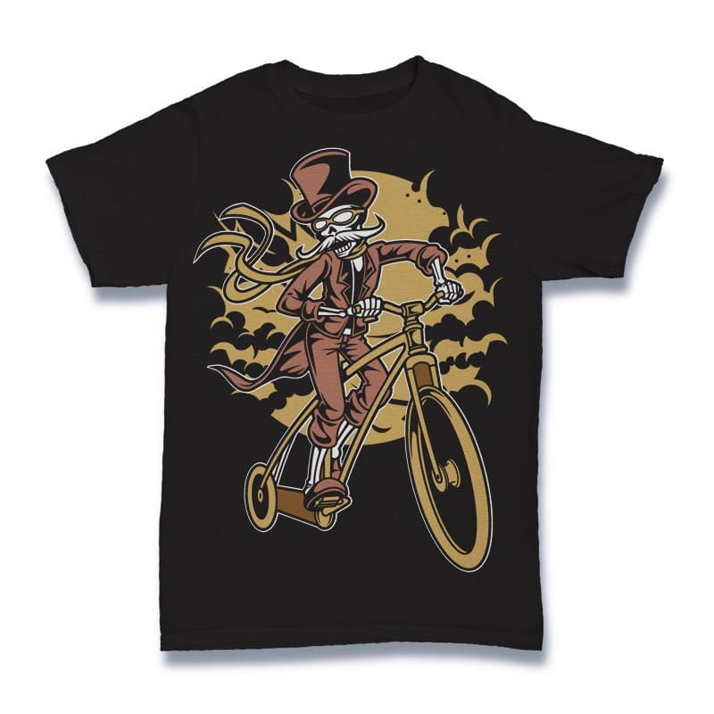 Classic Bicycle Moustache Graphic t-shirt design t shirt design png