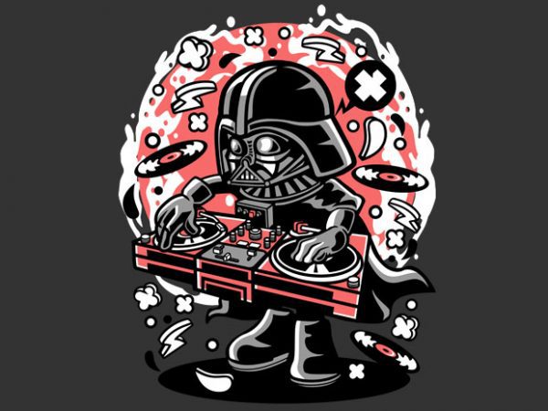 Dj vader graphic t-shirt design