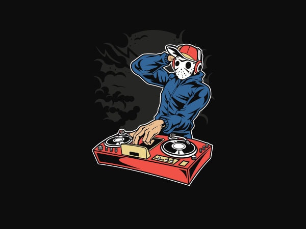 Dj killer vector t-shirt design