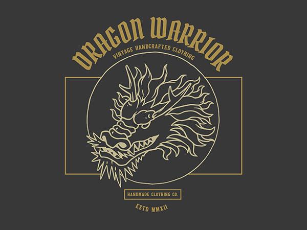 Dragon graphic t-shirt design