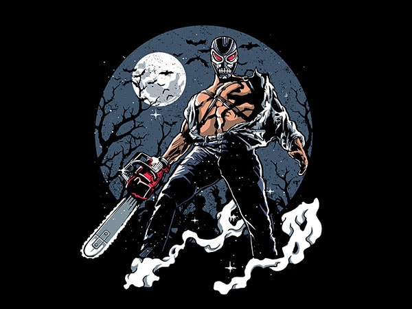 Evil night graphic t-shirt design