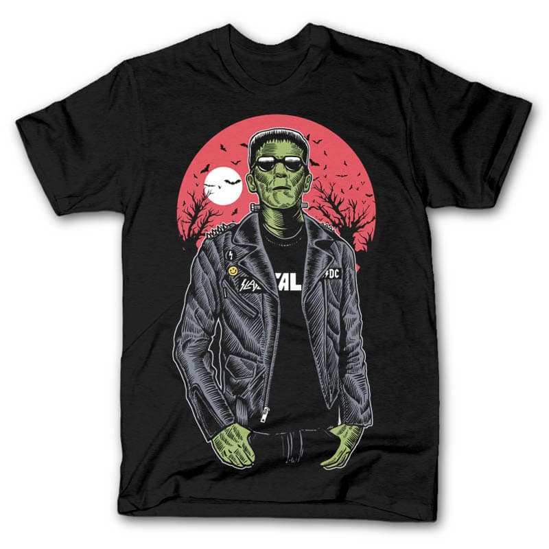 Frank Graphic t-shirt design t shirt designs for merch teespring and printful