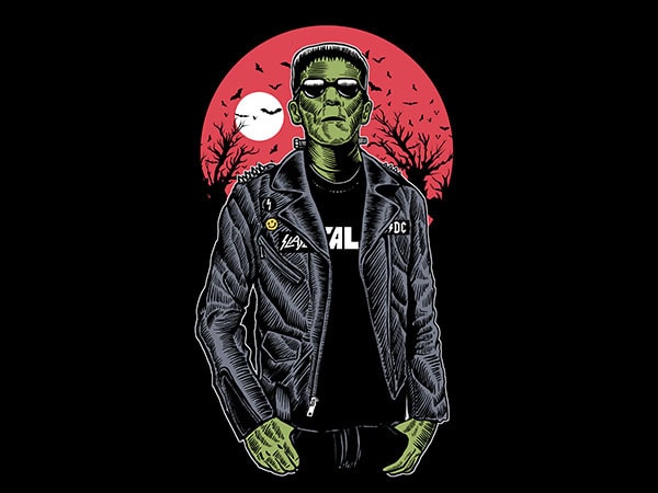 Frank graphic t-shirt design