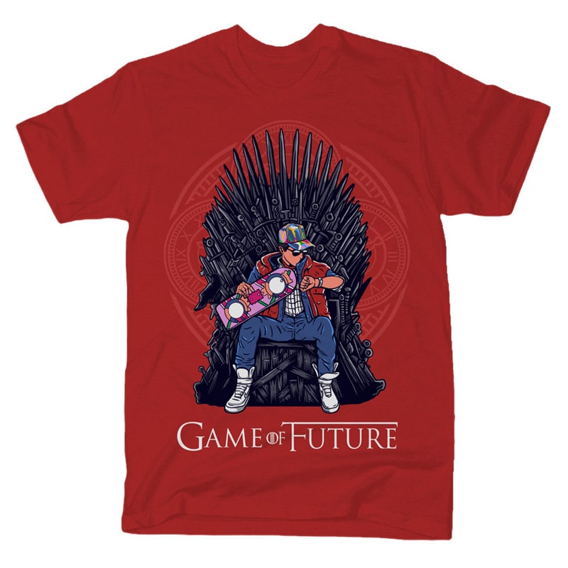 Game Of Future Graphic t-shirt design tshirt designs for merch by amazon