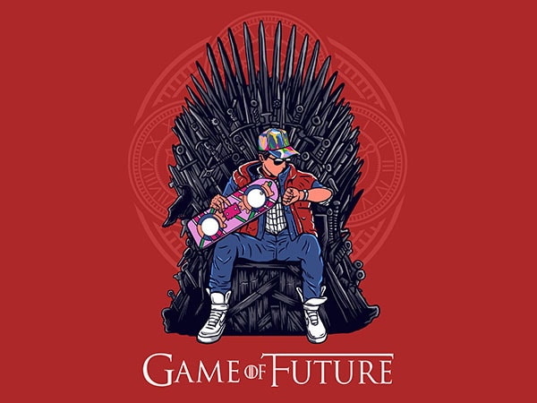 Game of future graphic t-shirt design