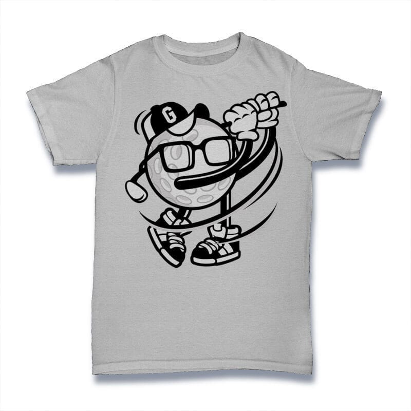 Golfer Vector t-shirt design buy t shirt design