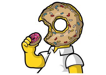 I Like Donut Graphic t-shirt design