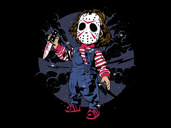 Jason kid vector t-shirt design