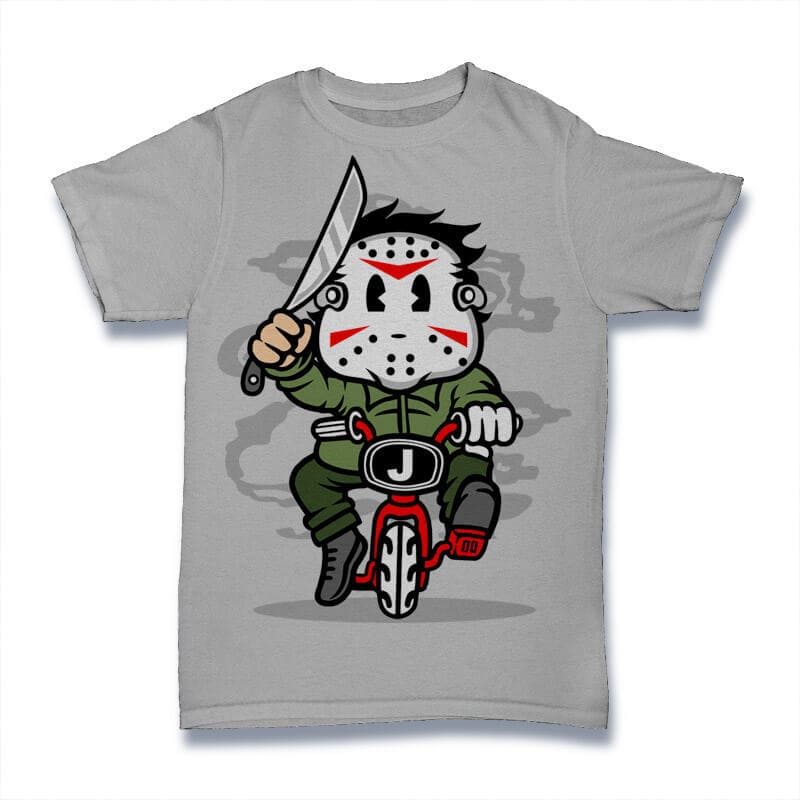Killer Minibike Graphic t-shirt design vector shirt designs