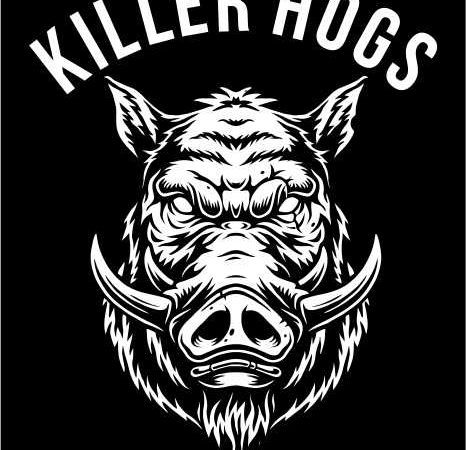 Hogs head tshirt design