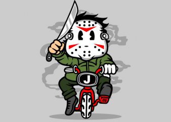 Killer Minibike Graphic t-shirt design