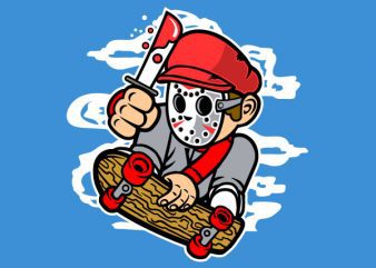 Killer Skater Graphic t-shirt design