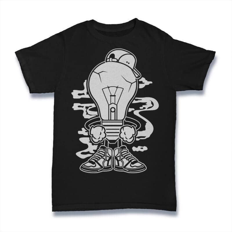 Light Boy Graphic t-shirt design vector shirt designs