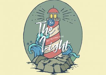 Light House Graphic t-shirt design