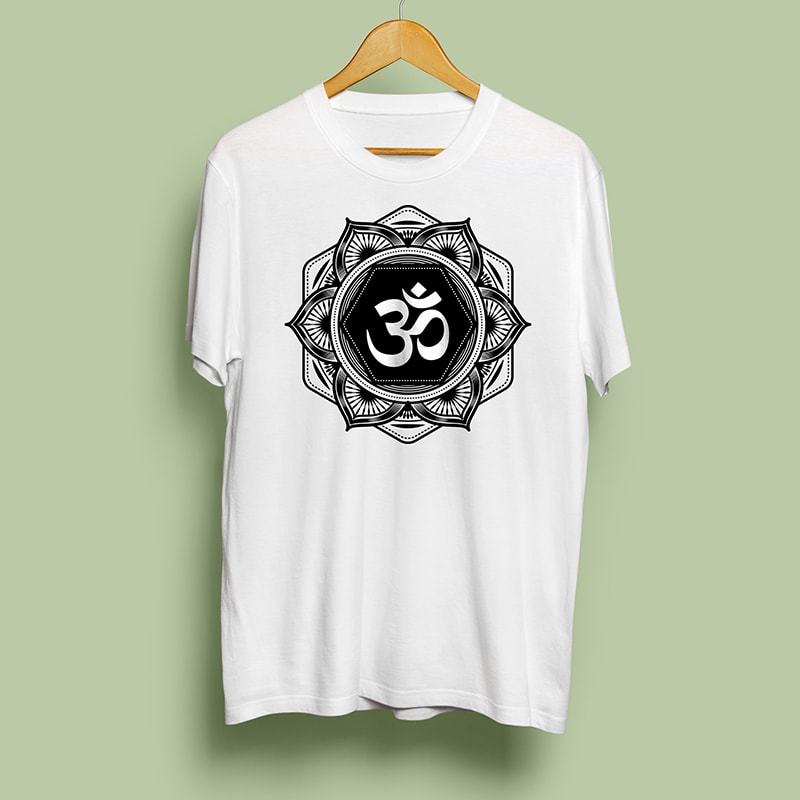 Mandala Om Symbol #2 vector shirt designs