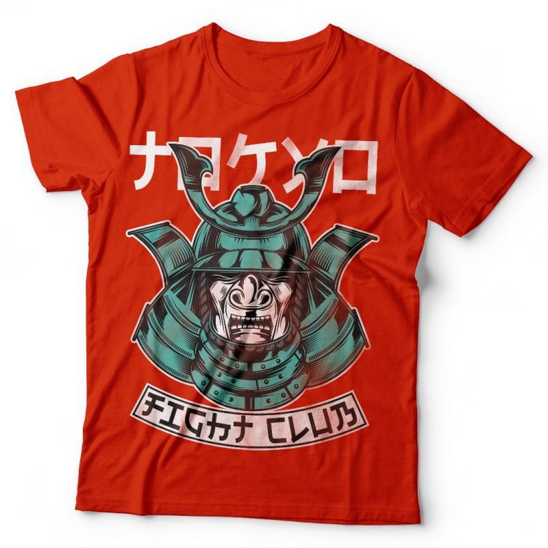 Tokyo fight club. Vector T-Shirt Design vector shirt designs
