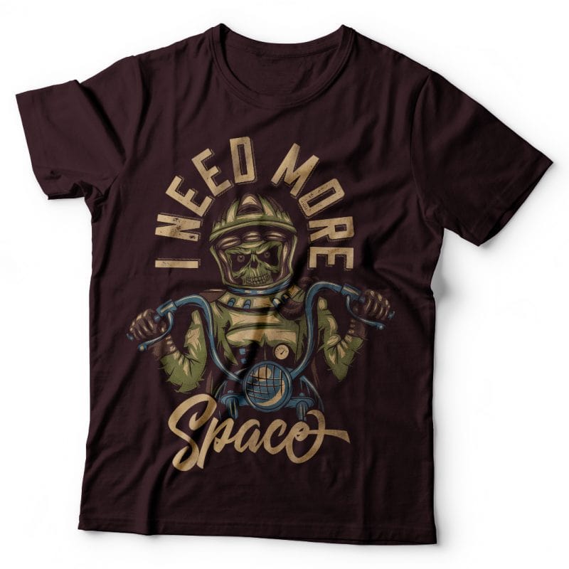I need more space. Vector T-Shirt Design t shirt designs for print on demand