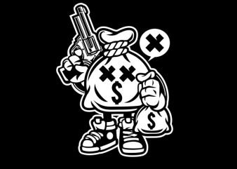 Money Takers Graphic t-shirt design