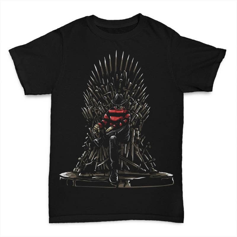 Nightmare Throne Vector t-shirt design tshirt designs for merch by amazon