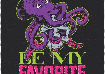 Be my favorite. Vector T-Shirt Design