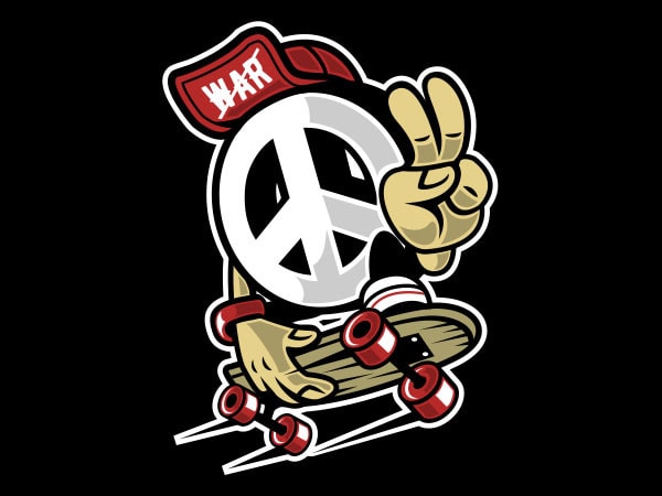 Peace graphic t-shirt design