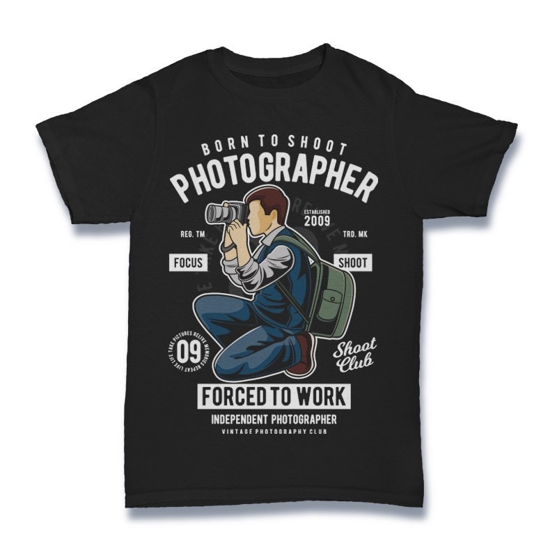 Photographer Graphic t-shirt design t shirt design graphic