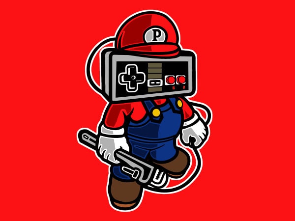 Player head 1 vector t-shirt design