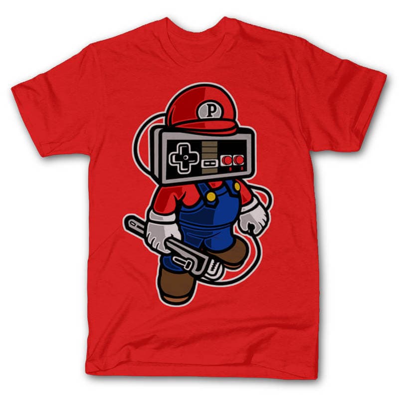 Player Head 1 Vector t-shirt design tshirt designs for merch by amazon